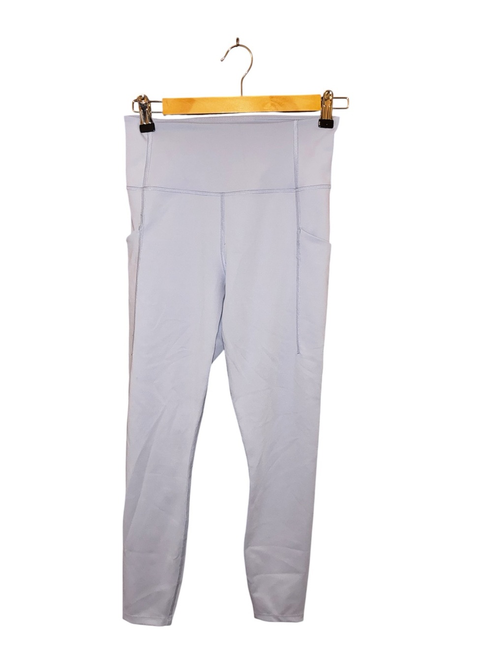 Harper Wilde High-Waist Light Lavender Active Leggings with Side Pockets S